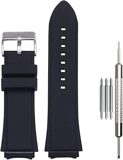 WRISTARMOR45MM Silicone Rubber Watch Band Compatible With GUESS W0247G3 W0040G3 W0040G7 Men Women Sport Waterproof Strap