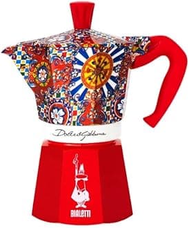 Bialetti Dolce & Gabbana Moka Express 3 cups open fire (coffee maker, espresso machine, makinetta)
