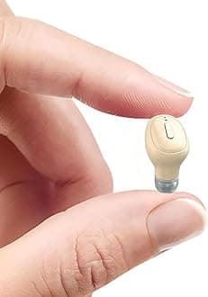 Unique Bluetooth Wireless Earbuds, Mini Invisible Wireless In-Ear Bluetooth Earbuds 12 Hours Super Long Battery Life, Suitable for Sports Work