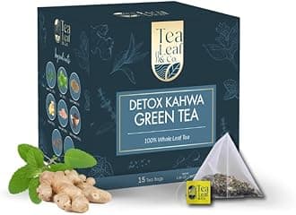 Detox Kahwa Green Tea Improves Digestion & Immunity 25 Tea Bags Pack of 1