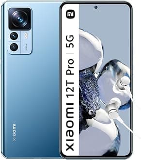 Xiaomi 12T Pro 5G - Smartphone 8+256GB, 6.67” 120Hz CrystalRes AMOLED Display, Snapdragon 8+ Gen 1, 200MP ultimate Camera, Smart 120W Hypercharge, 5000mAh, Clear Blue