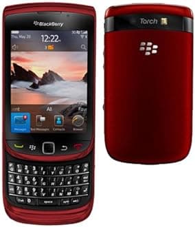Torch 9800 Rdg71Uw Qwerty Factory Unlocked 3G Cell Phone Red