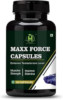 Healthy Nutrition Maxx Force Capsules 30 Capsules For Increase Strength, Vigor And Enhance Stamina Men’s Supplement