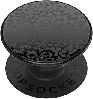 ​​​​PopSockets Phone Grip with Expanding Kickstand, Adhesive Grip - Lace Noir