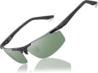 Sunglasses Mens Womens Polarised Pilot Classic Vintage Style Ultralight Metal frame Glasses Shades Driving Fishing UV protection