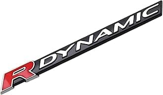 Special Vechicle Symbol R-Dynamic Sports 3D Badge,Car Body Trunk Fender R-Dynamic Emblem Logo Sticker Compatible with Jagvar Land R0ver Accessories (R Chrome)