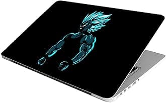 Laptop Skin Stickers HD Quality Sticker for Laptops Upto 15.6" Compatible with Apple/Dell/HP/Lenovo/Acer/Asus/Sony (Dustproof|Waterproof|Scratchproof|Reusable) - Goku BDY