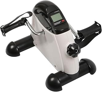 Panana Mini Exercise Bike Under Desk Bike for Arm Leg Training, Pedal Exerciser with LCD Display for Home Gym Office Workout