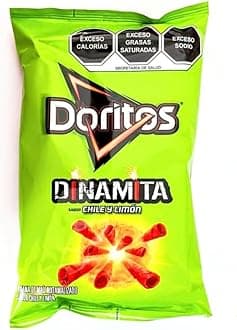 Dinamita Chile y Limon 70g Ea. box w/5 bags papas snacks authentic Mexican Chips