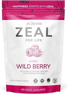 Zurvita- Zeal for Life- 30-Day Wellness Canister- Wild Berry (Classic)- 420 grams