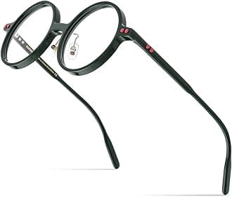 HEPIDEM Acetate Men Vintage Round Optical Glasses Frame Spectacles Optical Eyeglasses Zolman