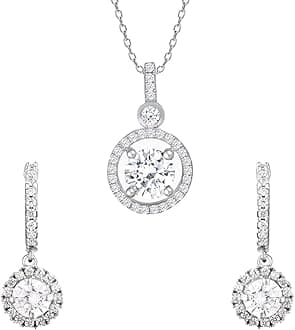 GIVA 925 Silver Jewellery| Valentine Gift for Girlfriend Wife Women & Girls |6 Months Warranty|Free Life Time Plating, One Size, Sterling Silver, Zircon