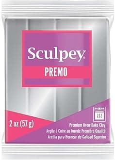 Sculpey Premo Sculpey Oven Bake Clay - Silver