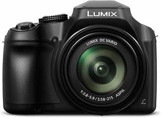 PANASONIC LUMIX FZ80 4K 60X Zoom Camera, 18.1 Megapixels, DC VARIO 20-1200mm Lens, F2.8-5.9, 4K 30p Video, Power O.I.S., WiFi ? DC-FZ80K (USA BLACK) (Renewed)