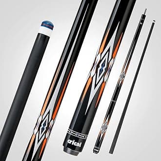 CRICAL Carbon Fiber Pool Cue Stick 58" Billiard Cue Sticks Professional Low Deflection Pool Sticks with 3/8 * 8 Pin Joint and 12.5mm Tip