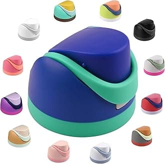 Moukiween Replacement Cap for Owala Freesip Bottle, One Button Water Bottle Top Lid Accessories Compatible with Owala Cup 16oz 24oz 32oz 40oz, BPA-Free, No Water Leakage, Navy Blue