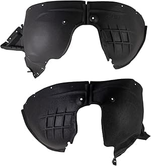 TRQ Front Inner Fender Liner Set Compatible with 2018-2021 Chevrolet Traverse GM1248284 GM1249284