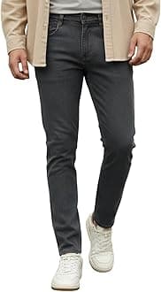 Urbano Fashion Men's Slim Fit Mid Rise Washed Jeans Stretchable