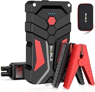 Jump Starter 12V Car Jump Starter 6000A Peak 21800mAh Auto Battery Booster Pack with USB Quick Charge 3.0,Lithium Jump Box with LED Light(Up to 8L Gas or 6.5L Diesel Engine)