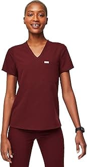 FIGS Catarina Scrub Tops for Women — Classic Fit, 1 Pocket, Four-Way Stretch, Anti-Wrinkle