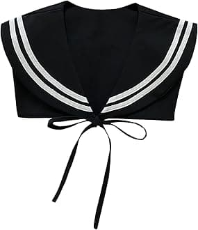 Sailor Collars Scarf for Women Top Fake Collar Necklaces Shawl wraps Match Sweater Shirt Dress