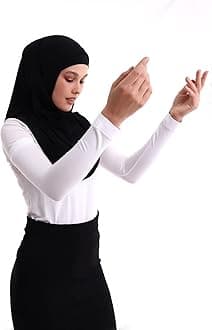 Women's Hijab Muslim Prayer Sleeve, Sleeves to Cover Arms for Women, Soft Stretchy Modest Hijab Arm Sleeves