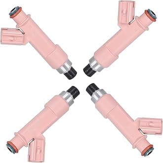 SCITOO Fuel Injectors Automotive Engine 12 Holes 4Pcs Replacement For Toyota For Prius C 2012-2019