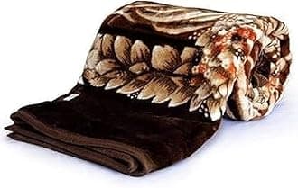 Mink Woolen Printed Blanket for Heavy Winters (Multicolor, Double Bed, 220 cm x 240 cm), lightweight| TC - 160