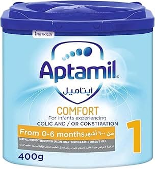Aptamil Comfort 1 Infant Formula Milk From 0-6 Months, Dietary Management of Colic & Constipation, Easy To Use Pack, 400g