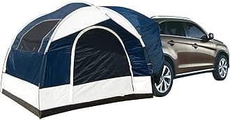 Universal SUV Family Camping Tent - Up to 6-Person Sleeping Capacity, Universal Fit, Blue,Gery, Suitable Camping Traveling Family Outdoor Activities