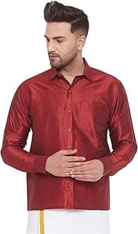Men VASMSH002BU Ethnic Shirt