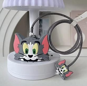 Sounce Tom Charger Protective Case for iPhone 18W & 20W Charger and Wire Protector for Lightning Cable - Charger Protective Cover, Protection Sleeve, Cord Saver for Earphone (Charger Not Included)