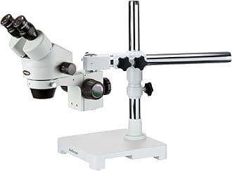 New 7x-45x Binocular Stereo Zoom Microscope Boom Stand