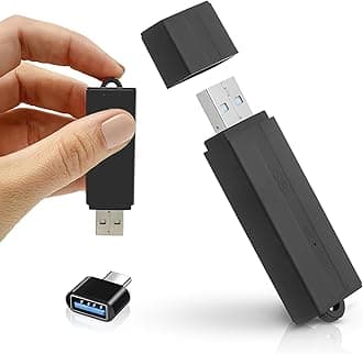 – USB Audio Recorder 288 Hours | Digital Voice Note-Taker for Meetings, Lectures & Memos | Long Battery Life | Hands-Free & Continuous Recording | Plug & Play USB File Transfer