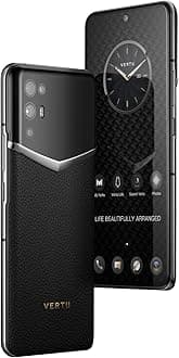 VERTU i Calfskin 5G Phone, Unlocked Smartphone, Secure Encrypted, 64MP Camera, 12+512G, 120Hz FHD+(1080 * 2400) OLED Display, Dual SIM, Fast Charge (Jade Black)