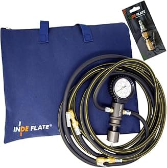 Indeflate 2 Hose Tire Inflation and Deflation Tool (Analog Gauge)