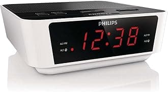 Philips UKW Radioalarm clock AJ3115 UKW white, black