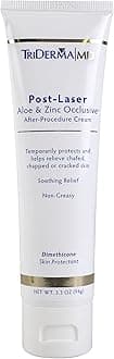 Post Laser Aloe & Zinc Occlusive Post Treatment Cream for Use After Chemical Peels, Micro-Needling or Laser Treatments 3.3 oz