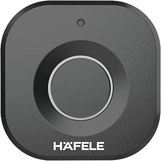 - Kabi-Block Cabinet Lock, Matt Black, Capacitive Fingerprint Access, Status Indicator, Smart Lock for Cabinets and Drawers