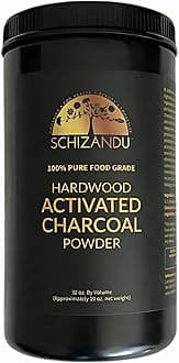 Schizandu Activated Hardwood Charcoal Powder | Supports Skin, Body, Oral Health, Teeth Whitening