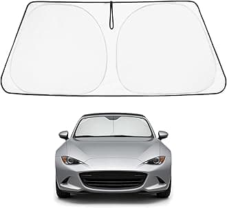 Proadsy 2026 Upgrade Front Windshield Sun Shade Foldable Sunshade Protector Custom Fit MX-5 Miata Convertible 2016-2026 MX5 Accessories