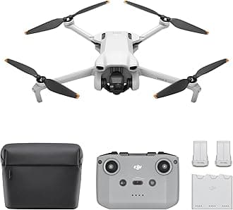 Mini 3 Fly More Combo – Lightweight and Foldable Mini Camera Drone with 4K HDR Video, 38-min Flight Time, True Vertical Shooting, and Intelligent Features