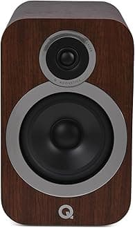 3030i Bookshelf Speakers Pair English Walnut - Featuring 2-way Reflex Enclosure Type, 165mm (6.5") Bass Driver, and 22mm (0.9") Tweeter - Stereo Speakers Hifi/Passive Speakers