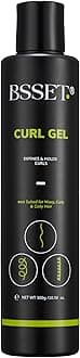 BSSET Curl Gel Defines & Holds Curls - Hair Styling for Beautiful Curls for Type 2-4 Hair