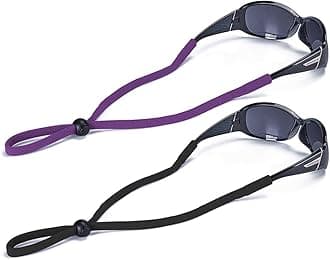 SHINKODA Adjustable Glasses Strap for Adults and Kids | 2-Pack Eyewear Retainer Cord for Reading, Safety, Sports & Sunglasses