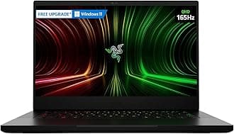 Razer   Blade  14 Gaming Laptop: AMD Ryzen 9 5900HX 8 Core, NVIDIA GeForce RTX 3070, 14" QHD 165Hz, 16GB RAM, 1TB SSD - CNC Aluminum - Chroma RGB - THX Spatial Audio - Vapor Chamber Cooling