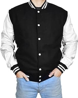 EASTIFIED Hotline Miami Varsity Letterman Brown Wool Letter B Patch Flight Bomber Jacket