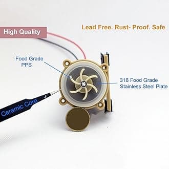 12V Solar Water Heater Low Noise Circulation Pump Discharge Head 2.1gpm