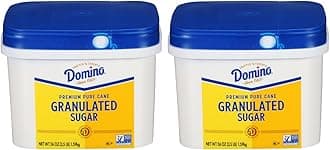 Domino® Granulated Sugar 3.5 lb Easy Baking Tub, Premium Pure Cane Sugar (Pack of 2)