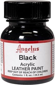 Angelus Brand Acrylic Leather Paint 1oz Black